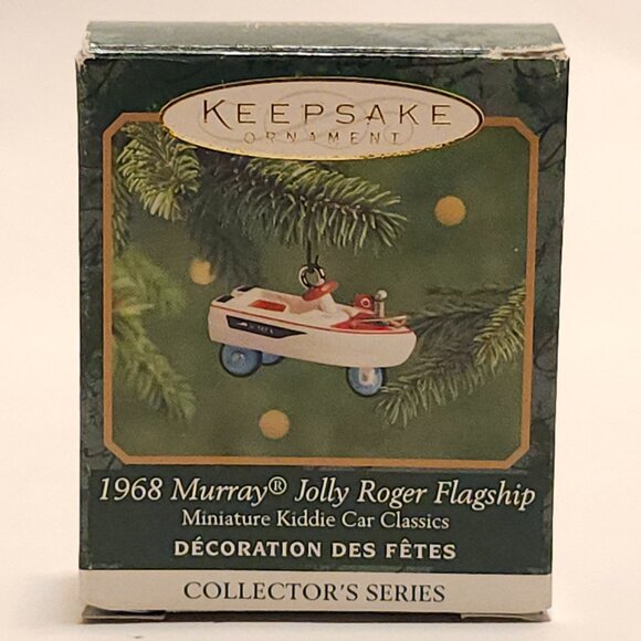 CUTE Hallmark Keepsake 1968 Murray Jolly Roger Flagship Miniature Kiddie Car - Picture 2 of 11